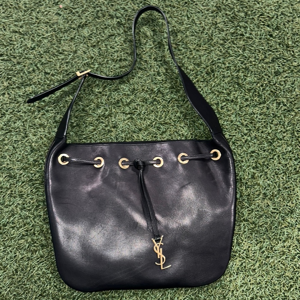 YSL Medium Paris VII Leather Hobo Bag